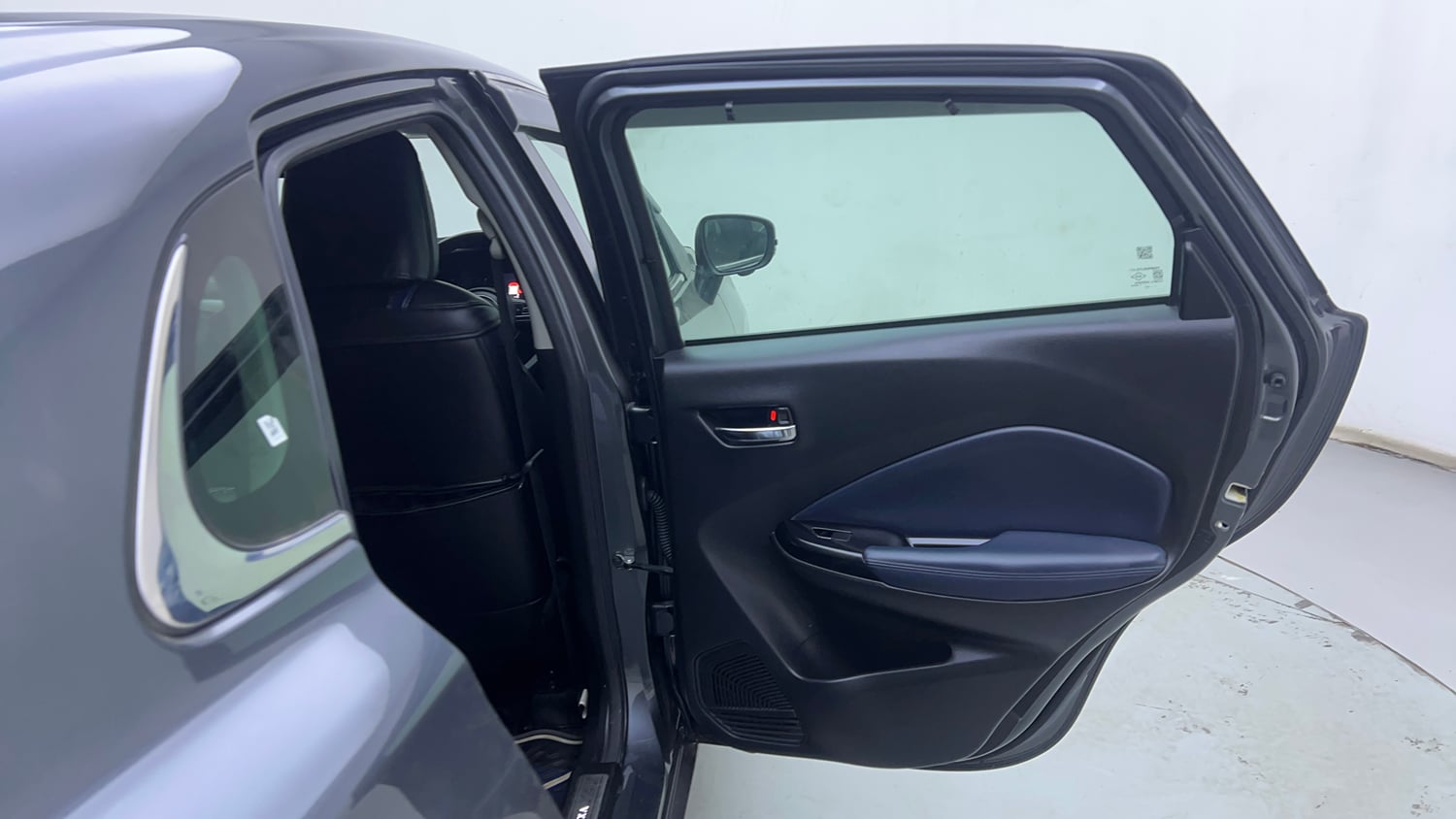 Used 2022 Maruti Suzuki Baleno Alpha MT Petrol Manual interior RIGHT REAR DOOR OPEN VIEW