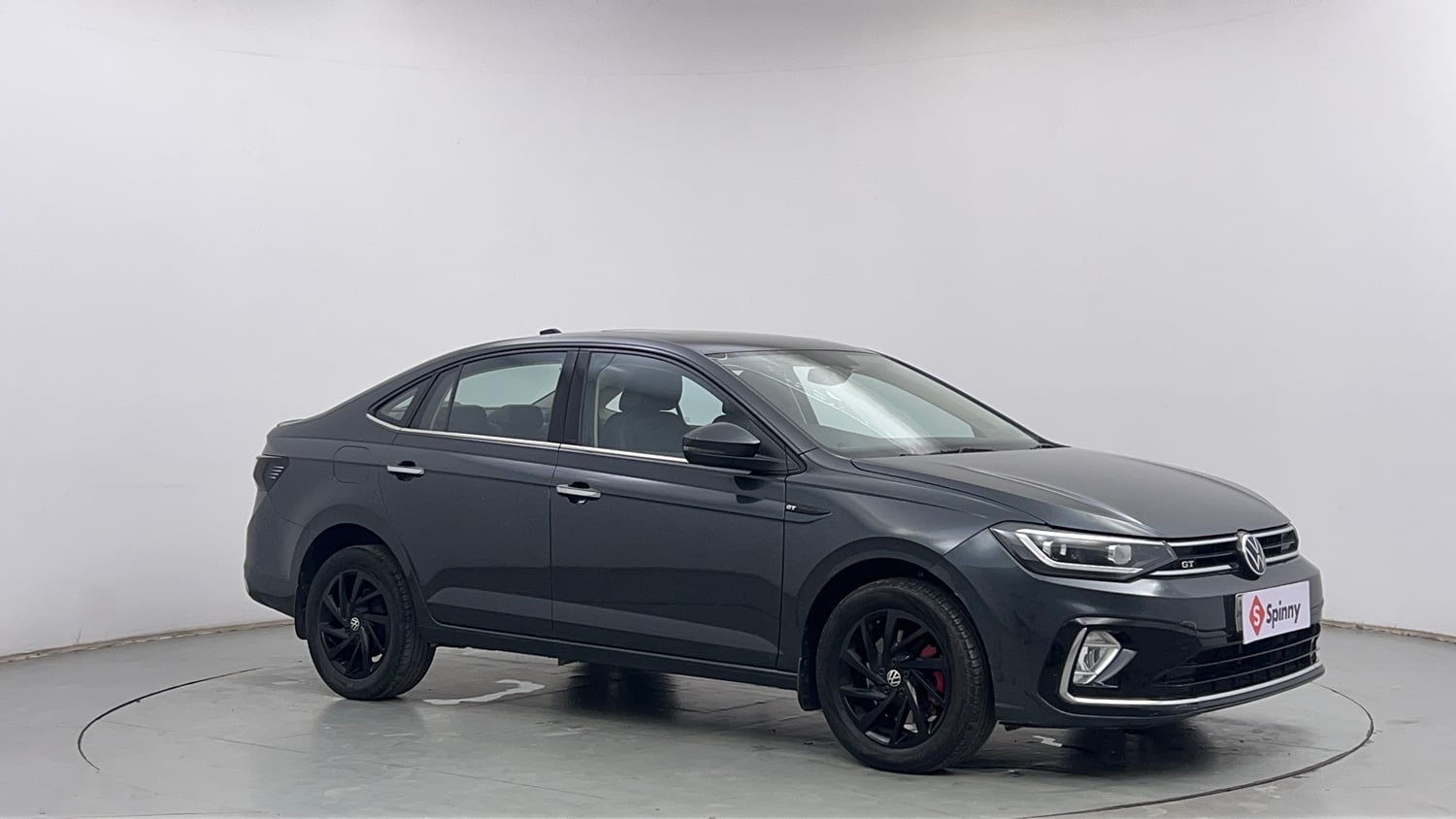 Used 2022 Volkswagen Virtus GT Plus 1.5 TSI EVO DSG Petrol Automatic exterior RIGHT FRONT CORNER VIEW