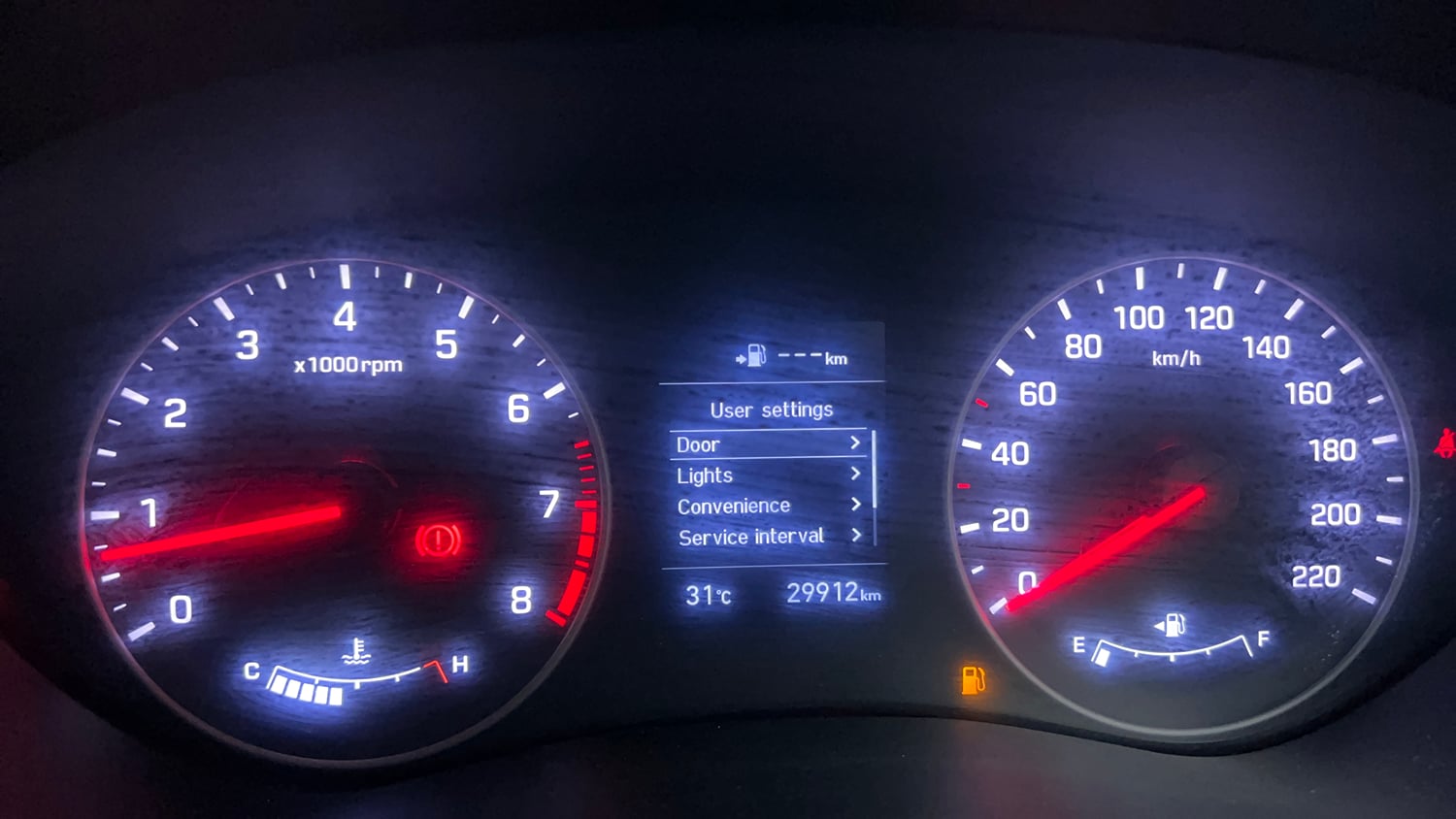 Used 2018 Hyundai Elite i20 Asta 1.2 (O) Petrol Manual interior CLUSTERMETER VIEW