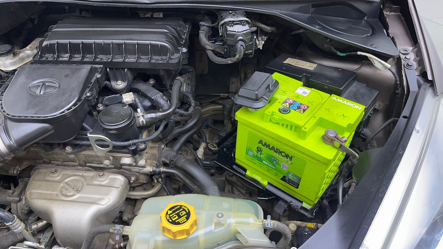 Used 2018 Tata Tiago Revotron XZ Petrol Manual engine ENGINE LEFT SIDE VIEW