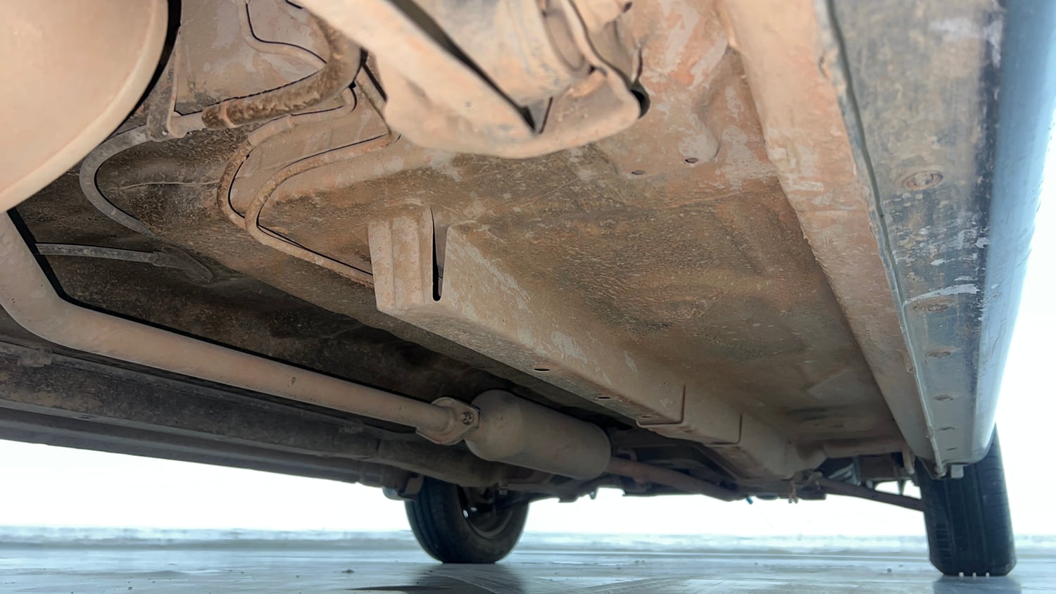 Used 2018 Maruti Suzuki Wagon R 1.0 VXI AMT (O) Petrol Automatic extra REAR RIGHT UNDERBODY VIEW