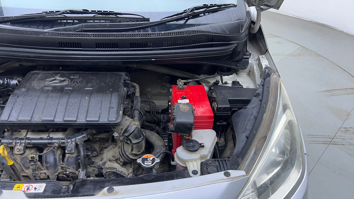 Used 2014 Hyundai Xcent S 1.2 Petrol Manual engine ENGINE LEFT SIDE VIEW
