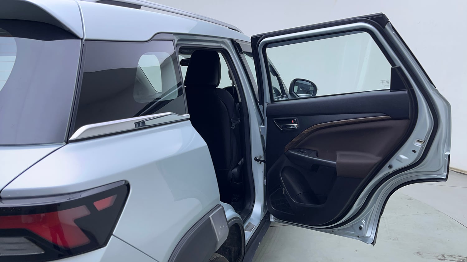 Used 2025 Maruti Suzuki Brezza ZXi AT Petrol Automatic interior RIGHT REAR DOOR OPEN VIEW