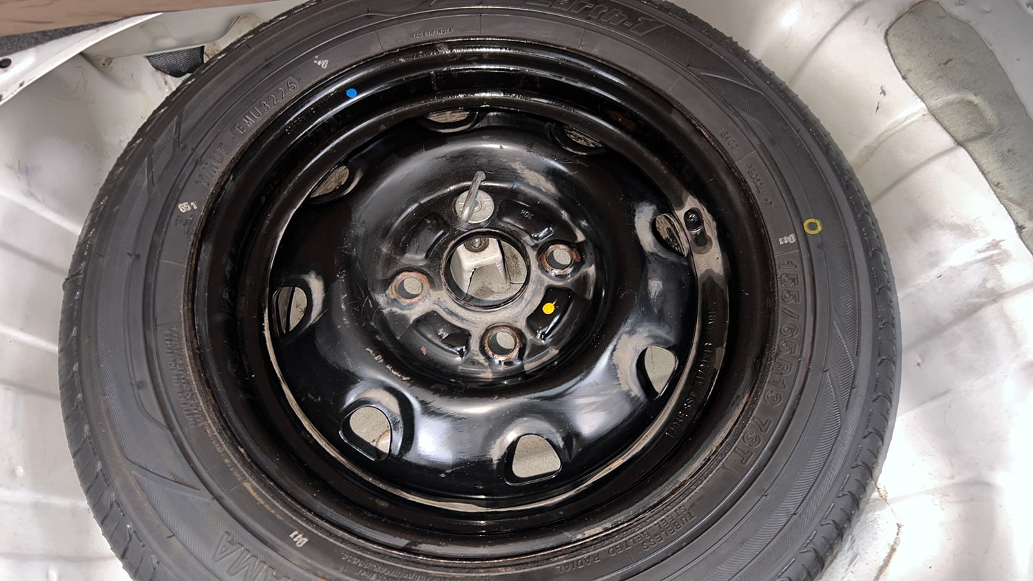 Used 2013 Maruti Suzuki Alto K10 VXi Petrol Manual tyres SPARE TYRE VIEW