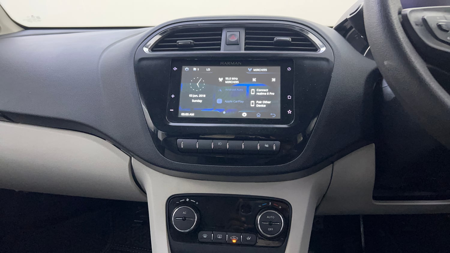 Used 2024 Tata Tiago XZA Plus Petrol Automatic interior MUSIC SYSTEM & AC CONTROL VIEW