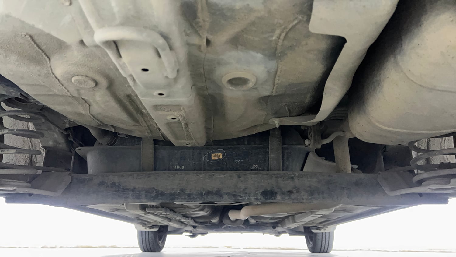 Used 2016 Hyundai Grand i10 Sportz 1.1 CRDi Diesel Manual extra REAR UNDERBODY VIEW (TAKEN FROM REAR)