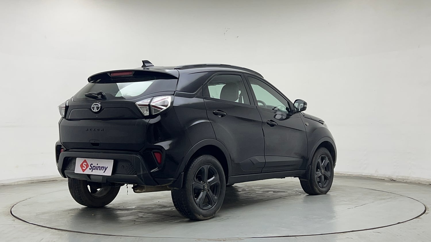 Used 2023 Tata Nexon XZ Plus (S) Dark Edition Petrol Manual exterior RIGHT REAR CORNER VIEW
