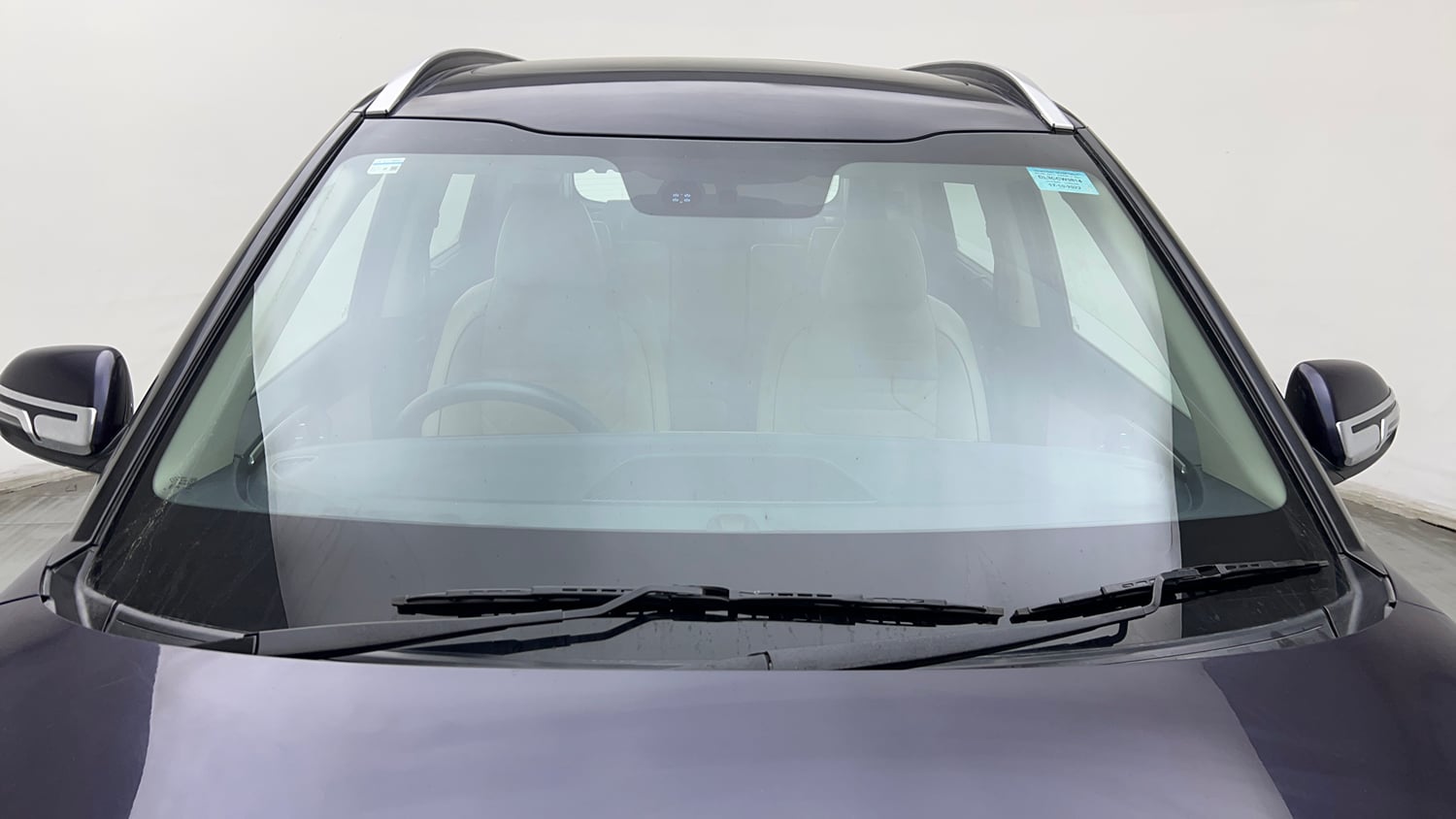 Used 2022 Kia Carens Luxury Plus 1.5 Diesel AT 7 STR Diesel Automatic exterior FRONT WINDSHIELD VIEW