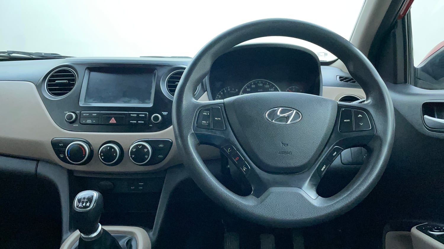 Used 2017 Hyundai Grand i10 Sportz (O) 1.2 Kappa VTVT Petrol Manual interior STEERING VIEW