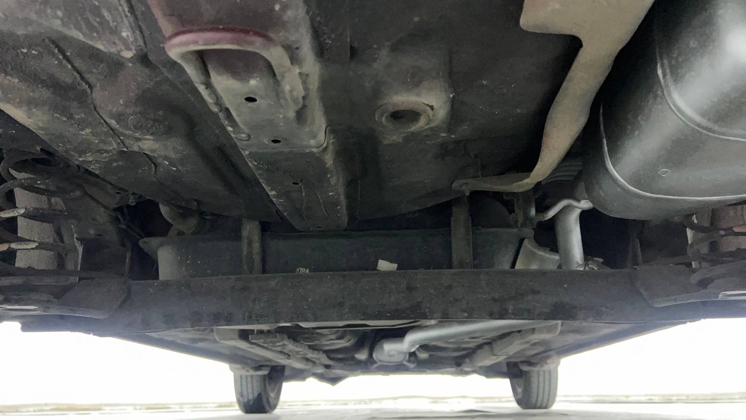 Used 2016 Hyundai Grand i10 Asta 1.2 Kappa VTVT Petrol Manual extra REAR UNDERBODY VIEW (TAKEN FROM REAR)