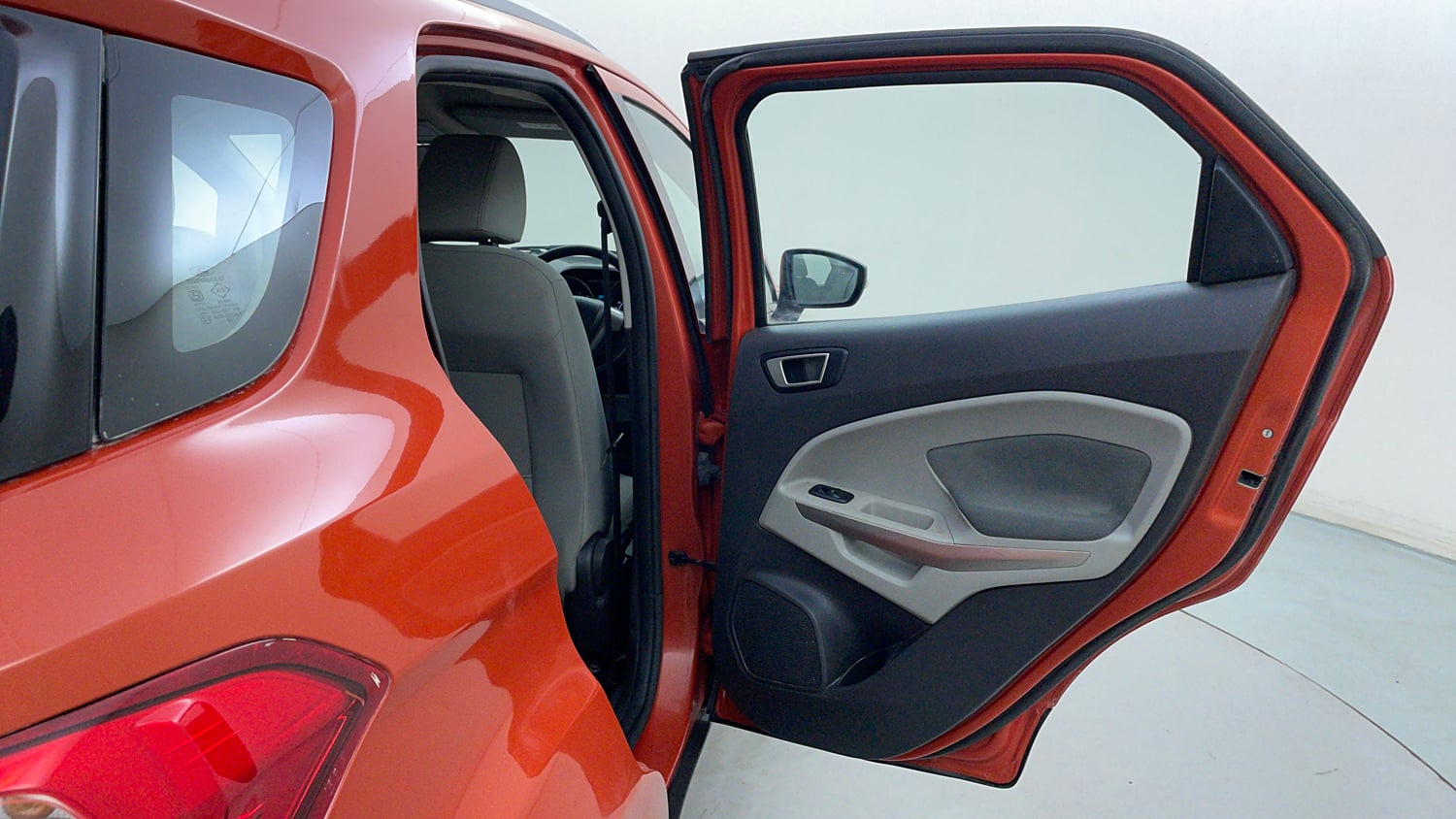 Used 2015 Ford EcoSport Titanium 1.5 Ti-VCT Petrol Manual interior RIGHT REAR DOOR OPEN VIEW
