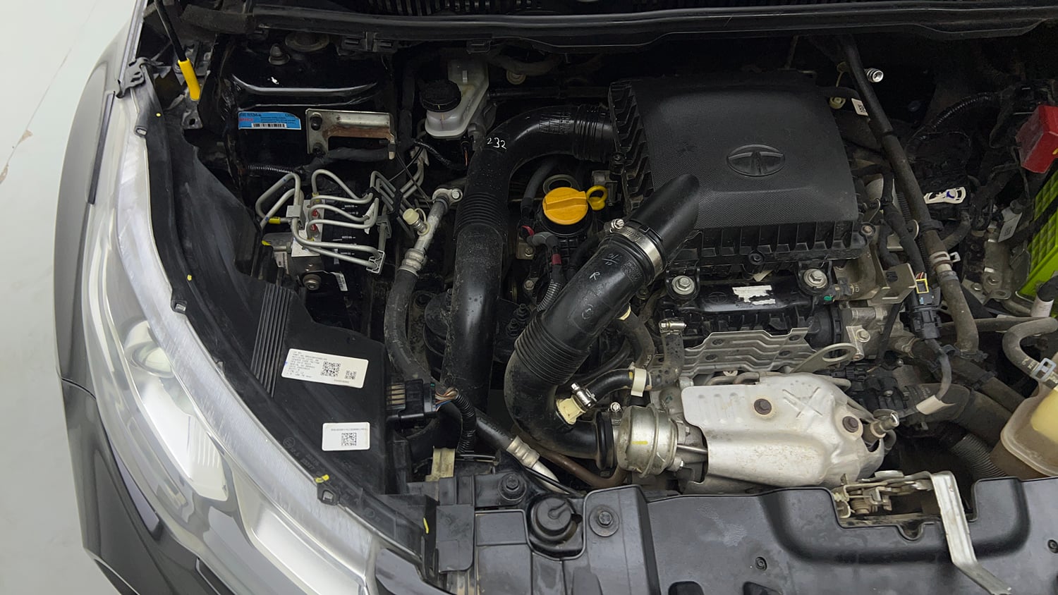 Used 2023 Tata Nexon XZ Plus (S) Dark Edition Petrol Manual engine ENGINE RIGHT SIDE VIEW