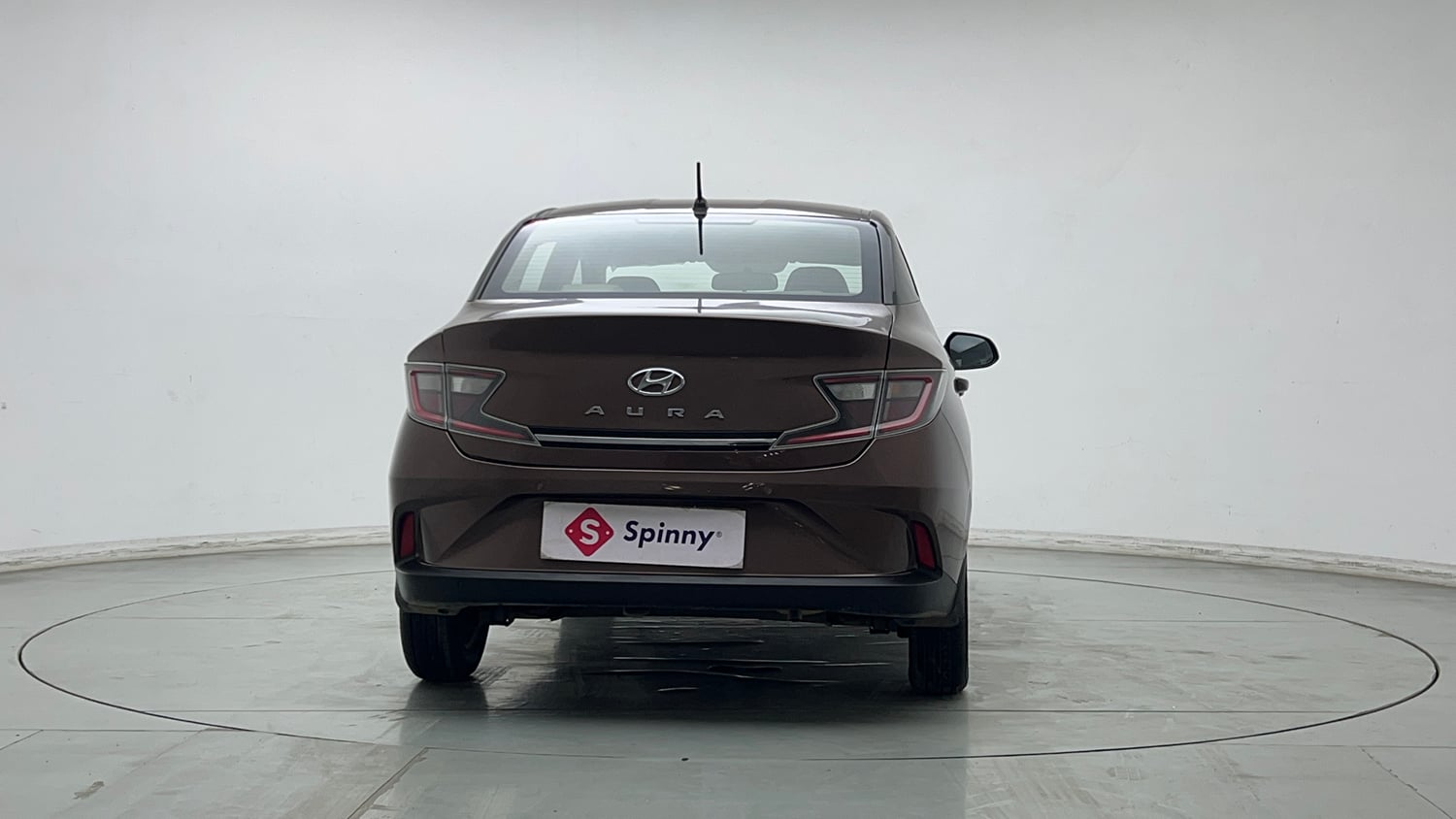 Used 2021 Hyundai Aura S 1.2 CNG Cng Manual exterior BACK VIEW