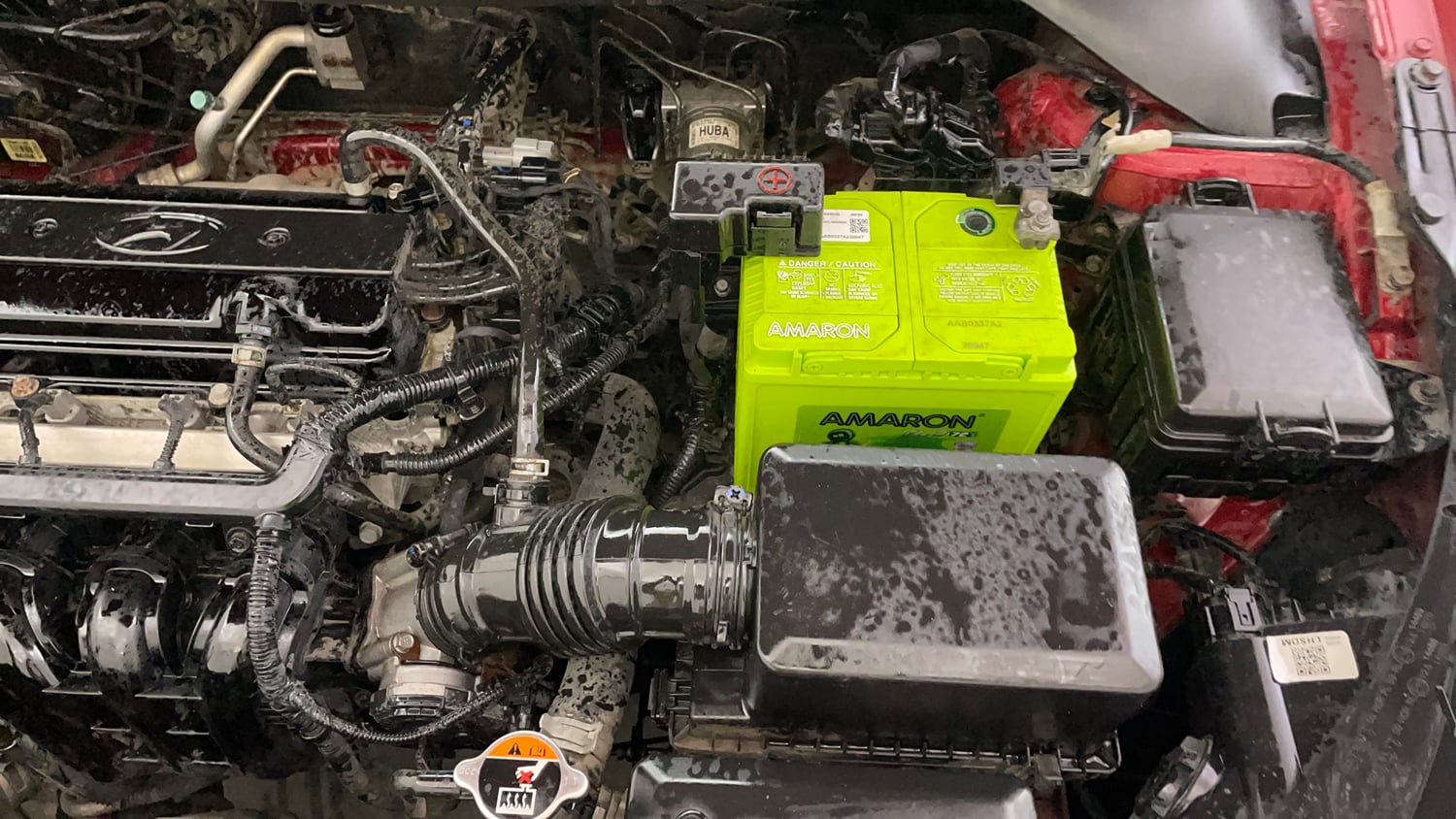 Used 2017 Hyundai Elite i20 Asta 1.2 (O) Petrol Manual engine ENGINE LEFT SIDE VIEW