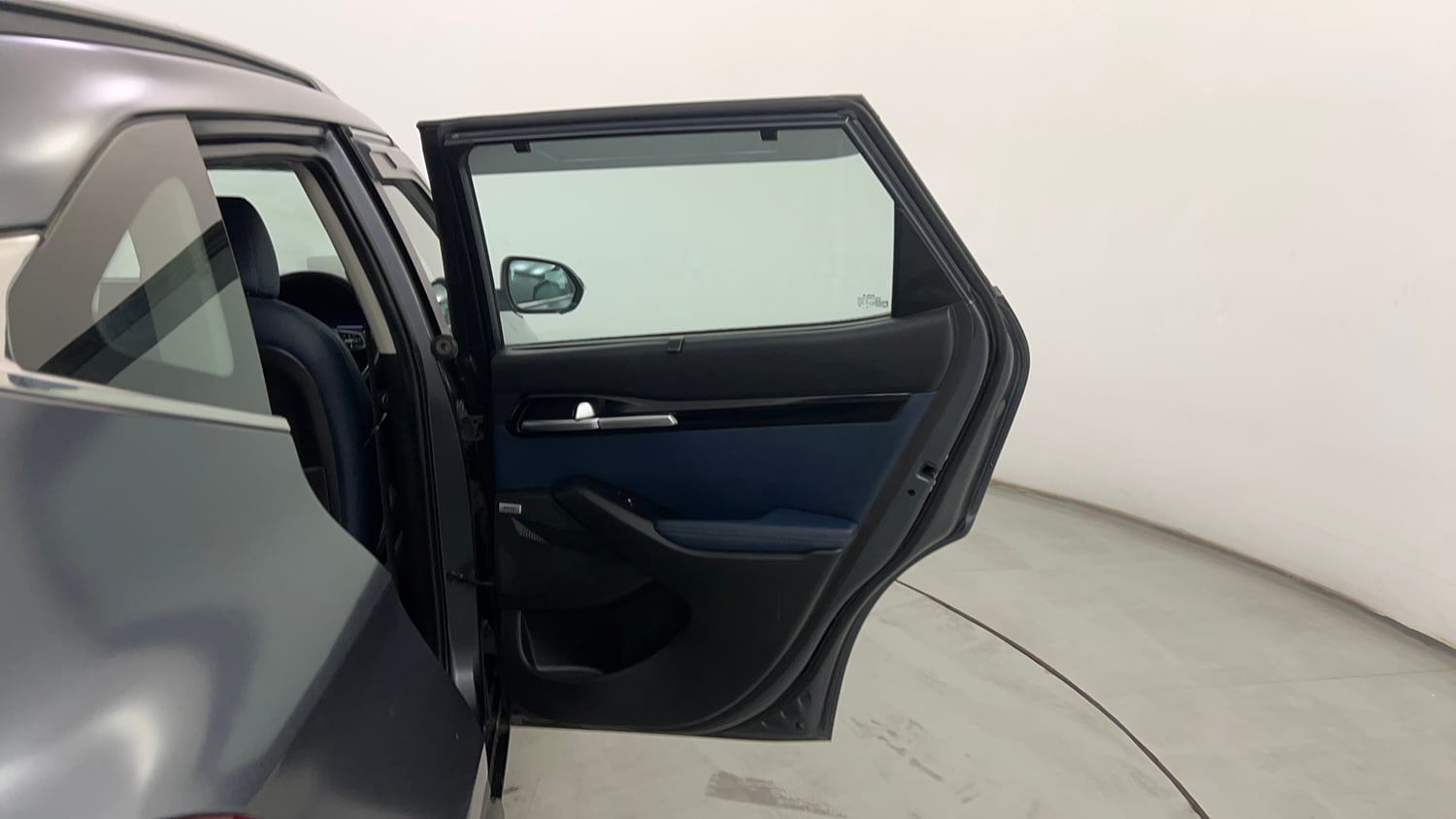 Used 2022 Kia Seltos X Line 1.4 DCT Petrol Automatic interior RIGHT REAR DOOR OPEN VIEW