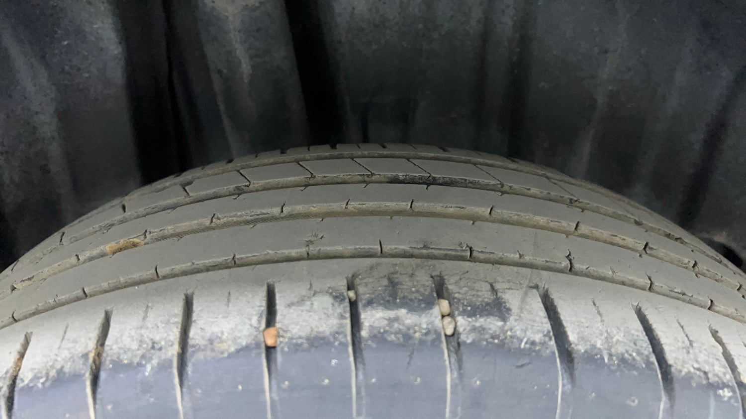 Used 2022 Maruti Suzuki Baleno Alpha MT Petrol Manual tyres RIGHT REAR TYRE TREAD VIEW