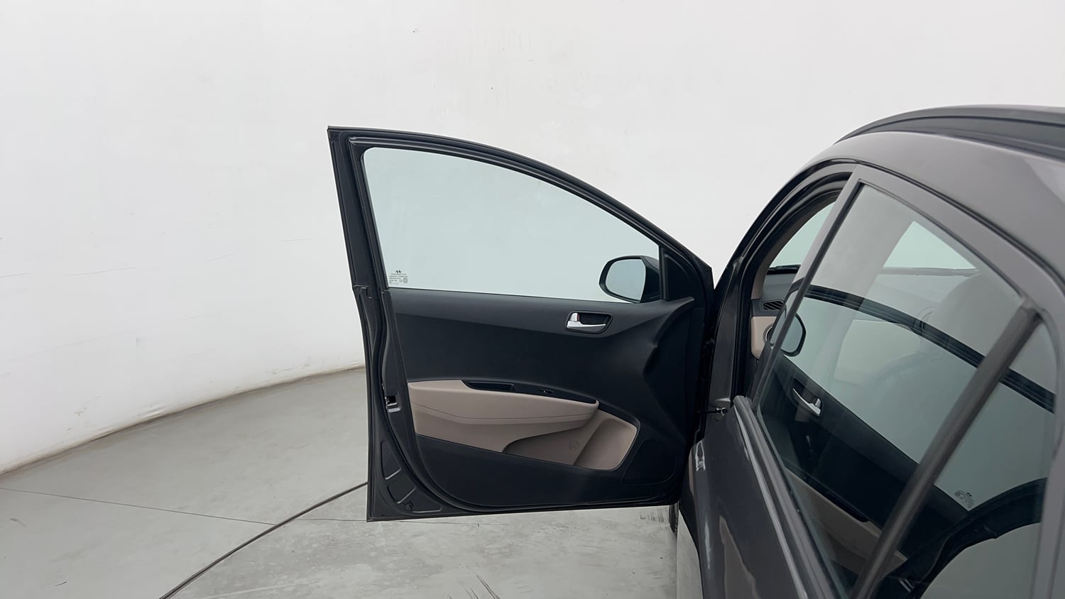 Used 2019 Hyundai Grand i10 Sportz 1.2 Kappa VTVT Petrol Manual interior LEFT FRONT DOOR OPEN VIEW