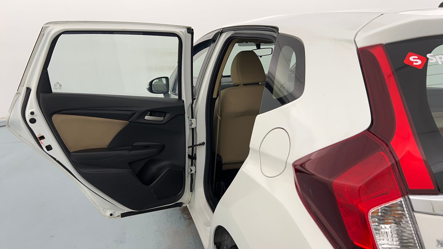Used 2016 Honda Jazz SV Petrol Petrol Manual interior LEFT REAR DOOR OPEN VIEW