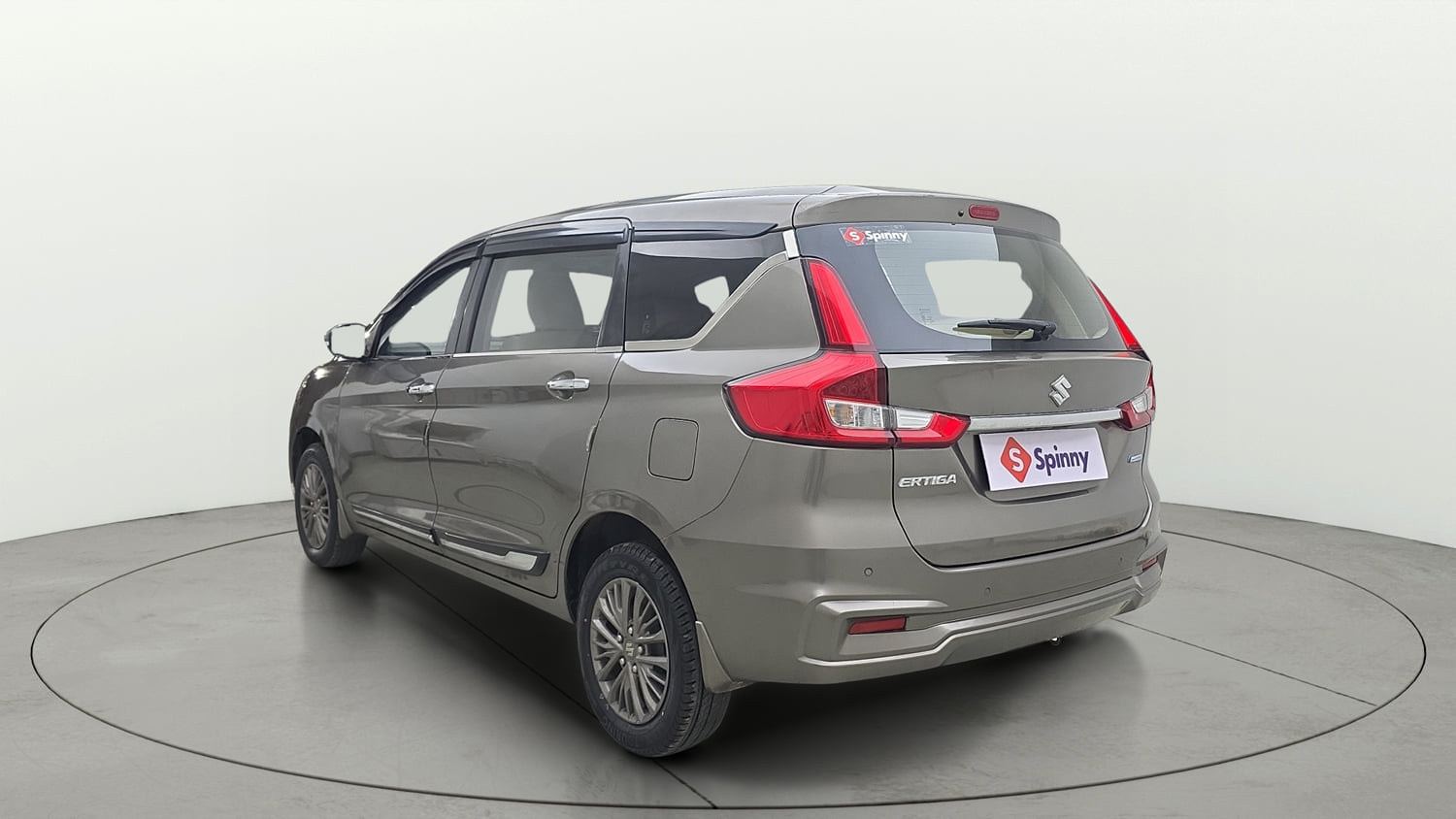 Used 2020 Maruti Suzuki New Ertiga ZXi Petrol Manual exterior LEFT REAR CORNER VIEW