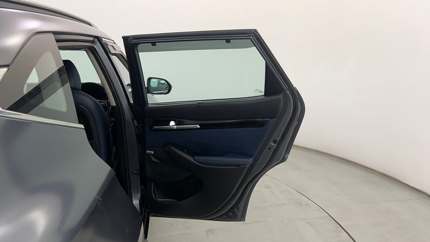Used 2022 Kia Seltos X Line 1.4 DCT Petrol Automatic interior RIGHT REAR DOOR OPEN VIEW
