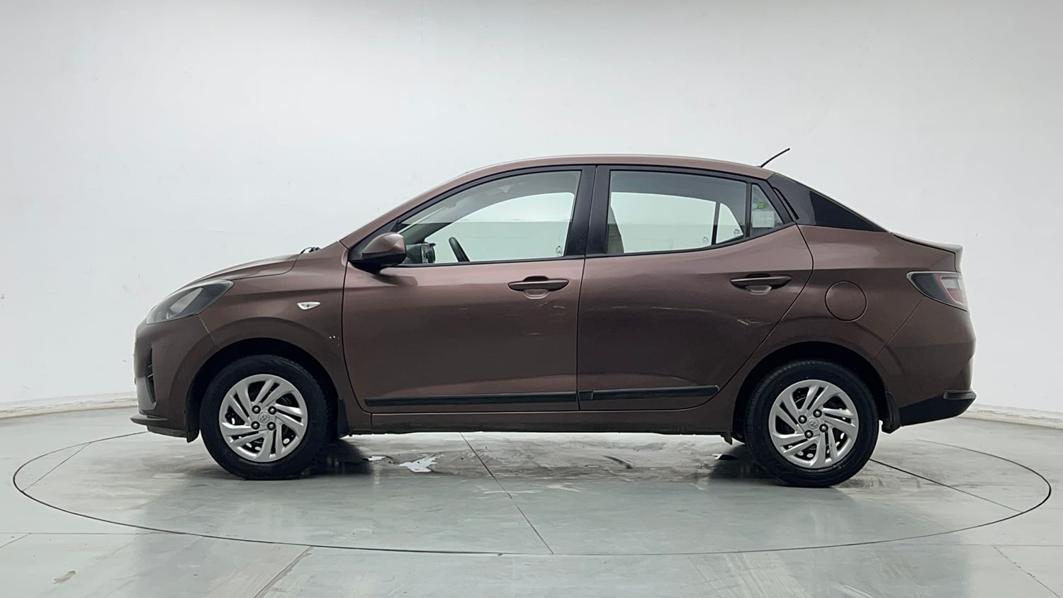 Used 2021 Hyundai Aura S 1.2 CNG Cng Manual exterior LEFT SIDE VIEW