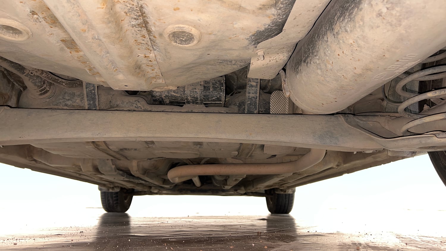 Used 2016 Hyundai Elite i20 Sportz 1.2 Petrol Manual extra REAR UNDERBODY VIEW (TAKEN FROM REAR)