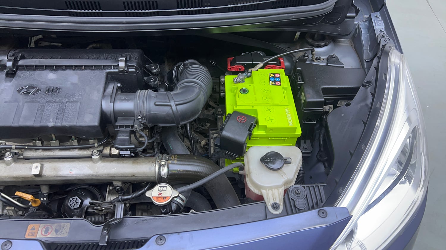 Used 2016 Hyundai Grand i10 Sportz 1.1 CRDi Diesel Manual engine ENGINE LEFT SIDE VIEW