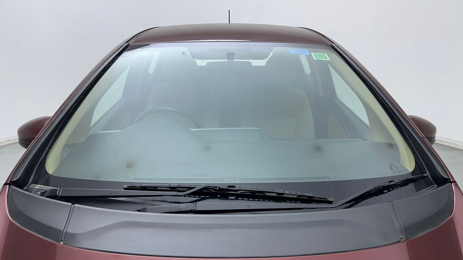 Used 2017 Honda Jazz V AT Petrol Petrol Automatic exterior FRONT WINDSHIELD VIEW
