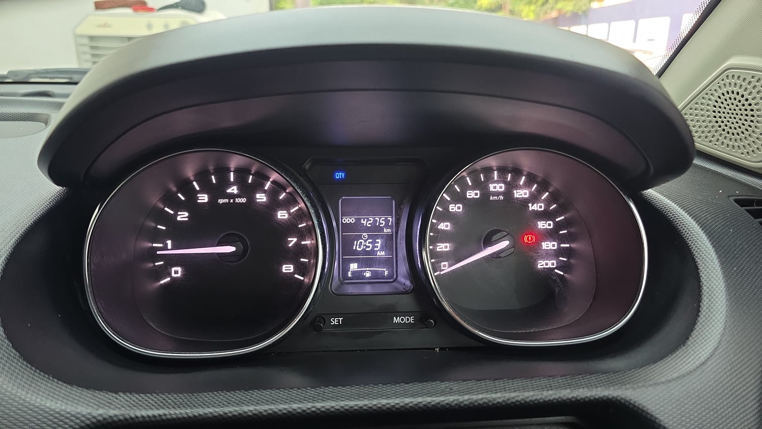 Used 2019 Tata Tiago Revotron XT Petrol Manual interior CLUSTERMETER VIEW