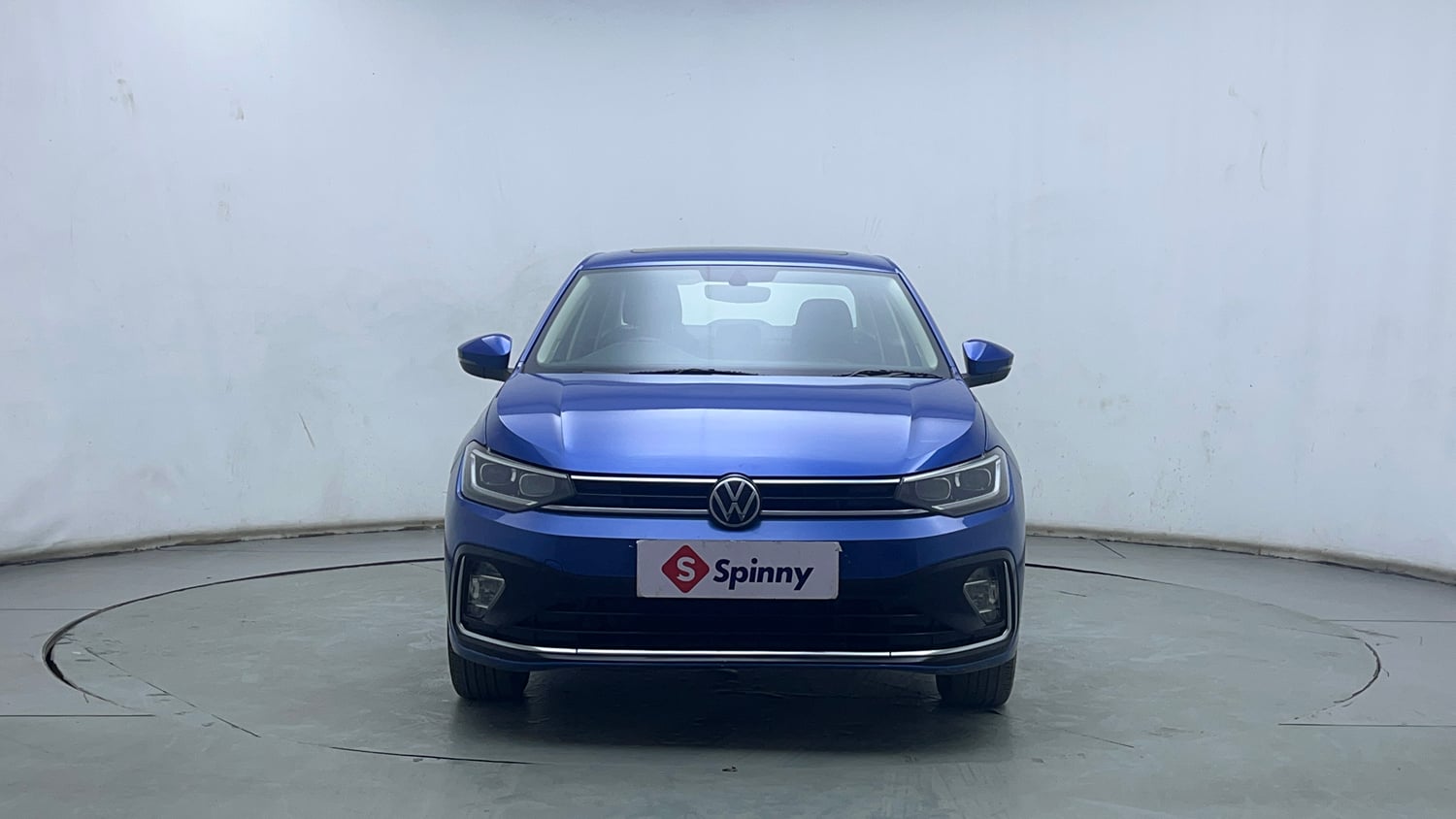 Used 2023 Volkswagen Virtus Topline 1.0 TSI AT Petrol Automatic exterior FRONT VIEW