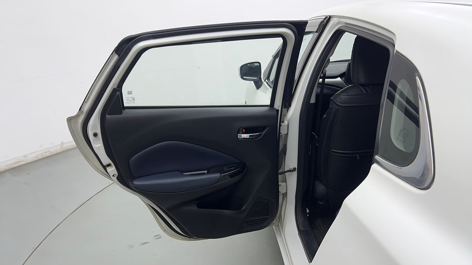 Used 2022 Maruti Suzuki Baleno Zeta MT Petrol Manual interior LEFT REAR DOOR OPEN VIEW