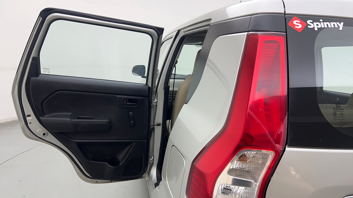 Used 2019 Maruti Suzuki Wagon R LXi 1.0 Petrol Manual interior LEFT REAR DOOR OPEN VIEW