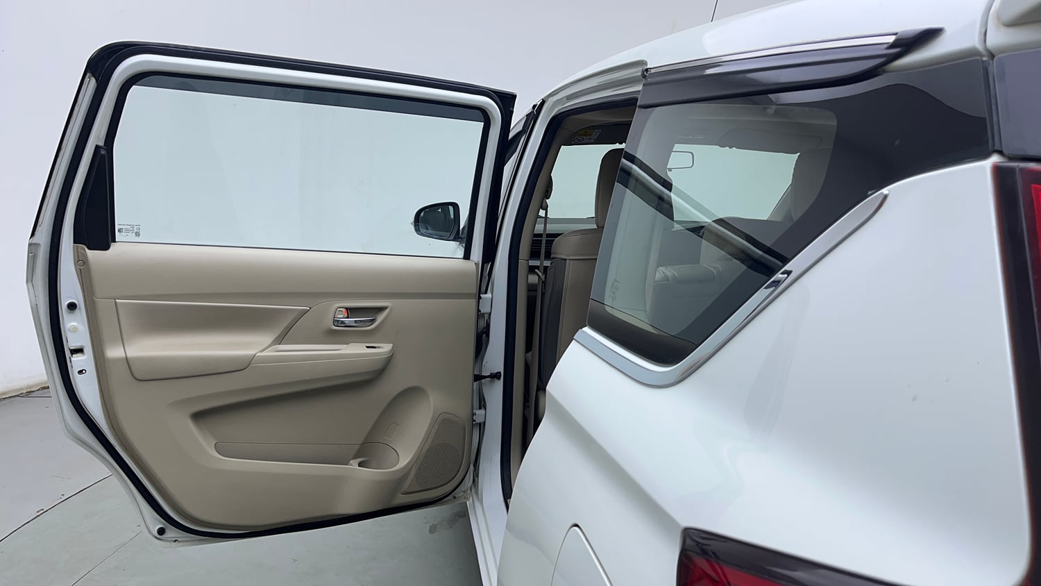Used 2023 Maruti Suzuki Ertiga ZXi Plus AT Petrol Automatic interior LEFT REAR DOOR OPEN VIEW