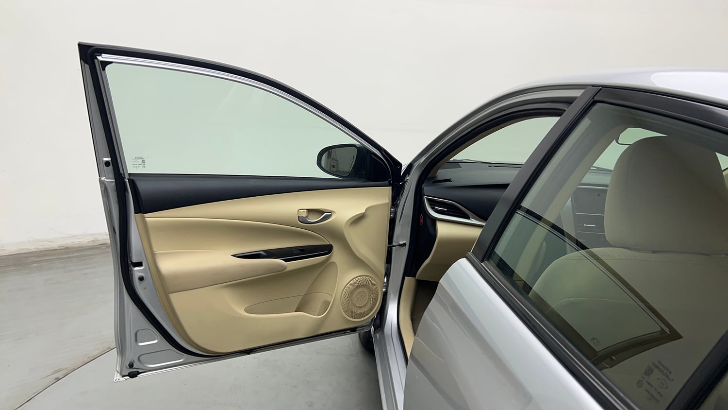 Used 2019 Toyota Yaris G CVT Petrol Automatic interior LEFT FRONT DOOR OPEN VIEW