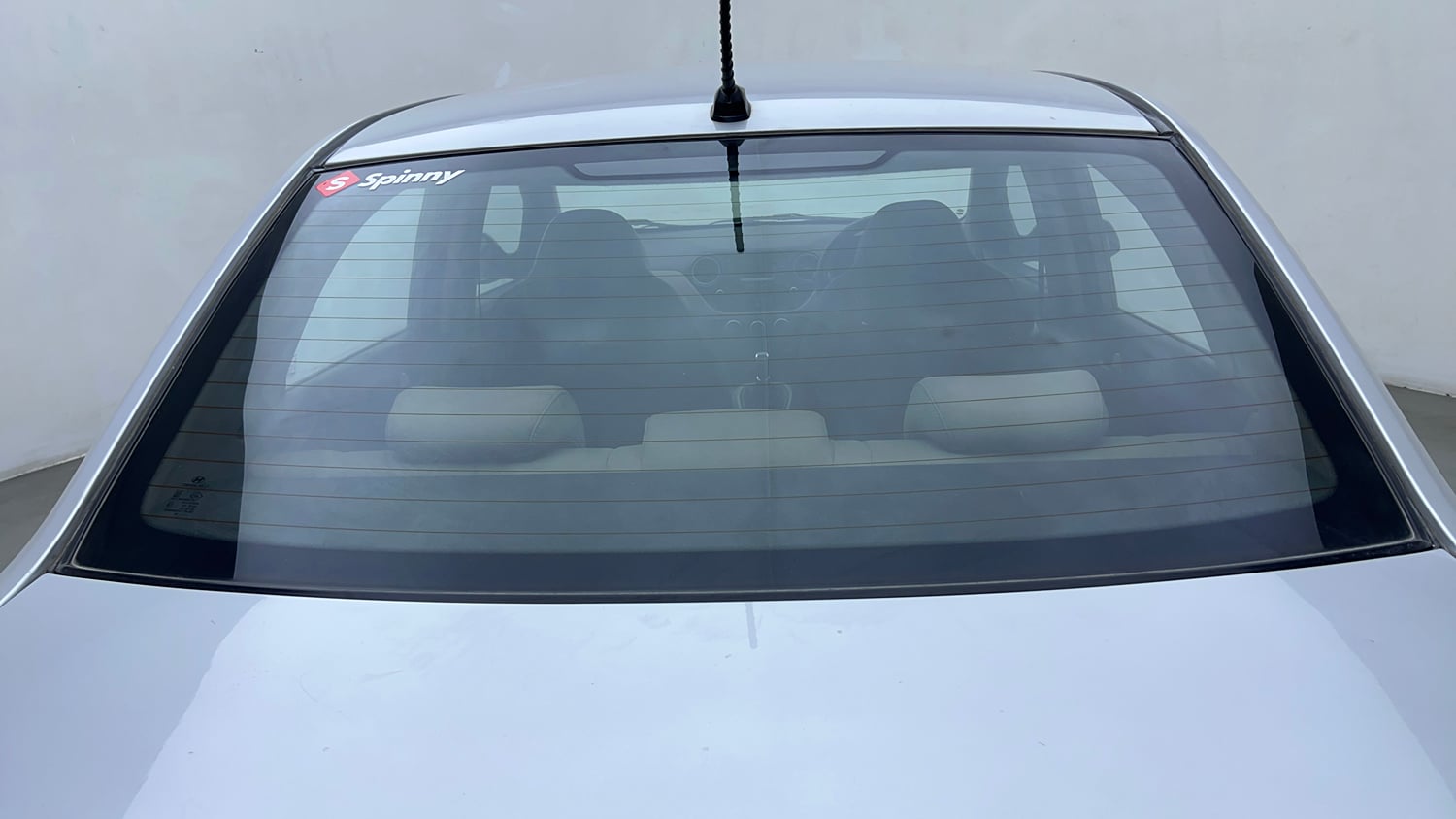 Used 2014 Hyundai Xcent S 1.2 Petrol Manual exterior BACK WINDSHIELD VIEW