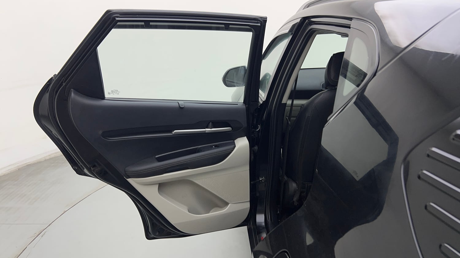 Used 2023 Kia Sonet HTX 1.0 Turbo Petrol DCT Petrol Automatic interior LEFT REAR DOOR OPEN VIEW