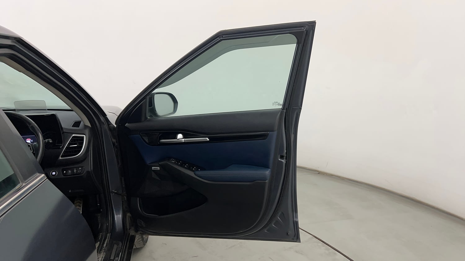 Used 2022 Kia Seltos X Line 1.4 DCT Petrol Automatic interior RIGHT FRONT DOOR OPEN VIEW