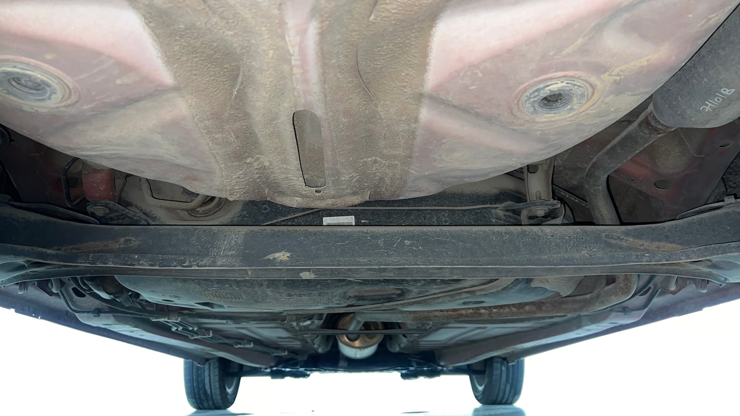 Used 2016 Maruti Suzuki Baleno Zeta 1.2 Petrol Manual extra REAR UNDERBODY VIEW (TAKEN FROM REAR)