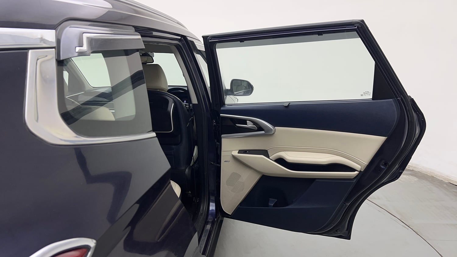 Used 2022 Kia Carens Luxury Plus 1.5 Diesel AT 7 STR Diesel Automatic interior RIGHT REAR DOOR OPEN VIEW