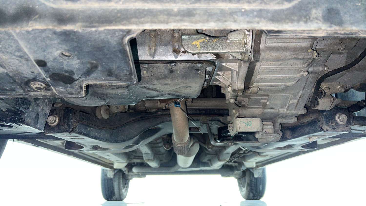 Used 2019 Tata Nexon XMA Diesel Diesel Automatic extra FRONT LEFT UNDERBODY VIEW