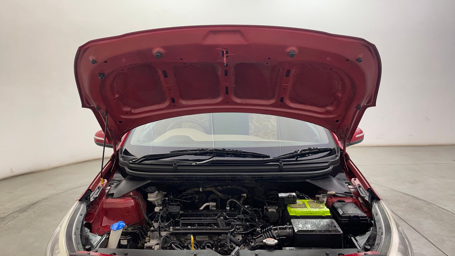 Used 2016 Hyundai Elite i20 Sportz 1.2 Petrol Manual engine ENGINE & BONNET OPEN FRONT VIEW