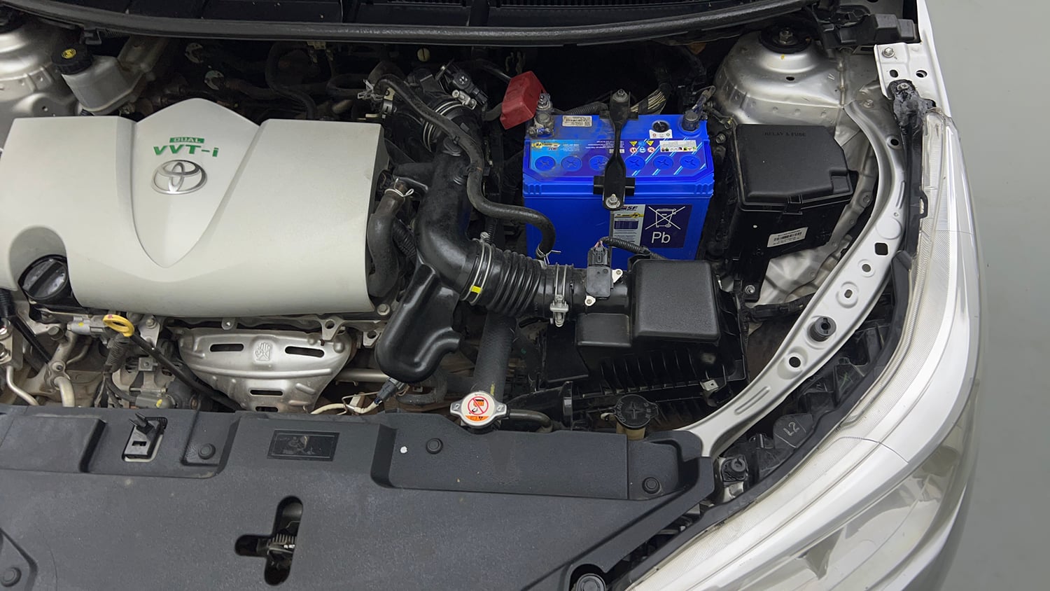 Used 2019 Toyota Yaris G CVT Petrol Automatic engine ENGINE LEFT SIDE VIEW