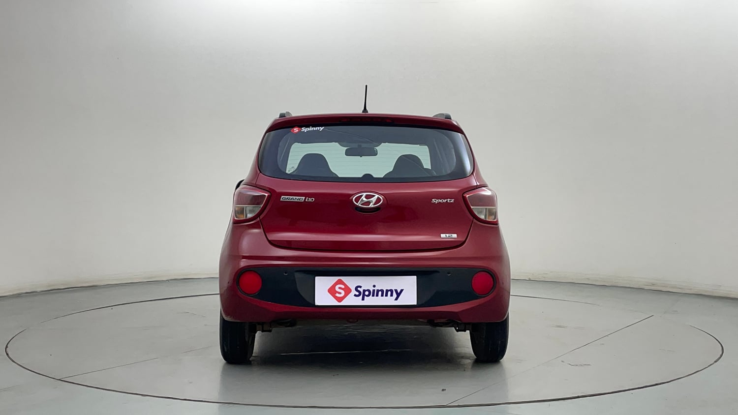 Used 2017 Hyundai Grand i10 Sportz (O) 1.2 Kappa VTVT Petrol Manual exterior BACK VIEW