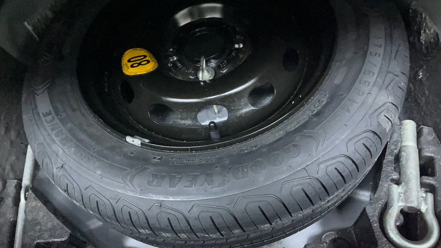 Used 2023 Tata Tigor XZ Plus Petrol Manual tyres SPARE TYRE VIEW
