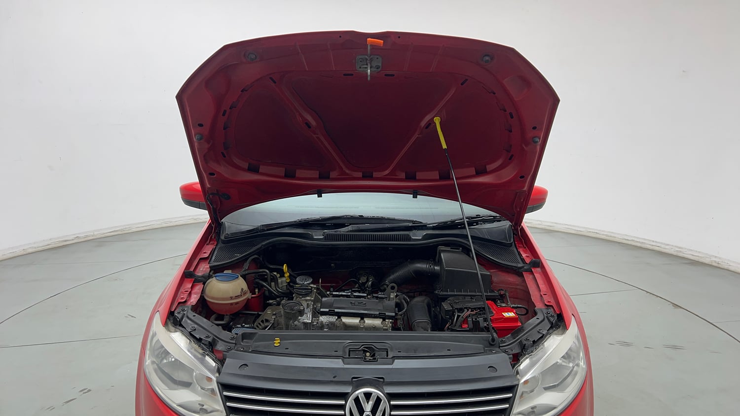 Used 2014 Volkswagen Polo Comfortline 1.2L (P) Petrol Manual engine ENGINE & BONNET OPEN FRONT VIEW