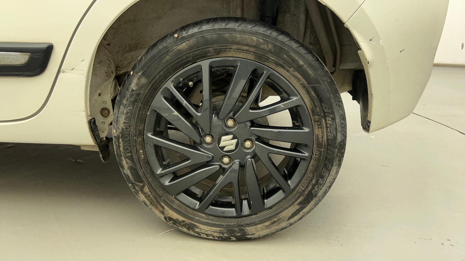 Used 2024 Maruti Suzuki Celerio ZXi Plus Petrol Manual tyres LEFT REAR TYRE RIM VIEW
