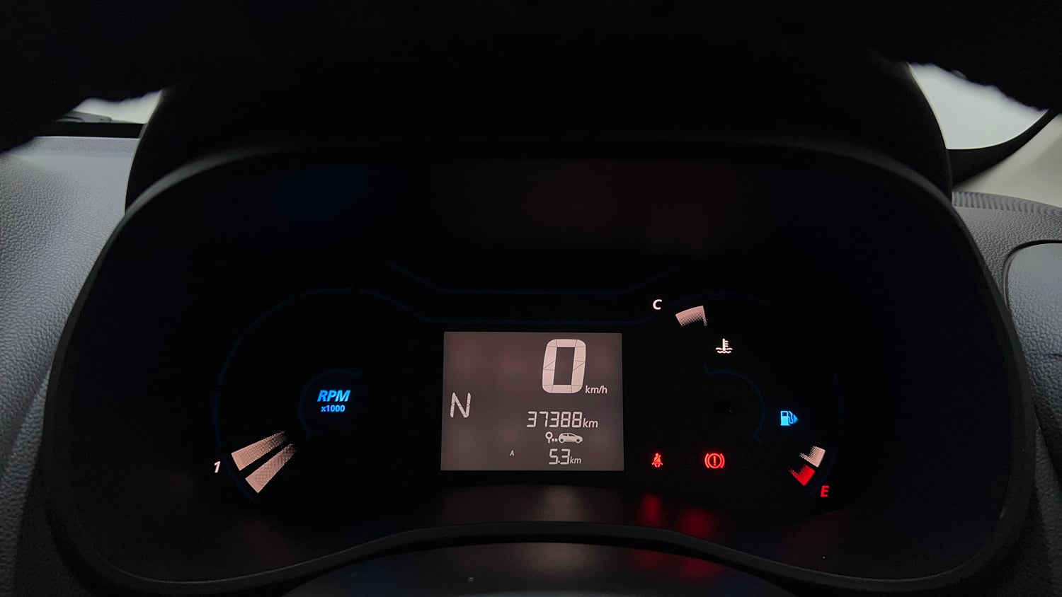 Used 2022 Renault Kwid CLIMBER AMT Petrol Automatic interior CLUSTERMETER VIEW