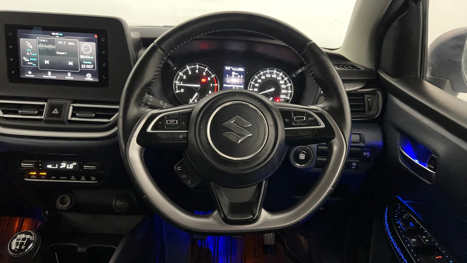 Used 2022 Maruti Suzuki Baleno Zeta MT Petrol Manual interior STEERING VIEW