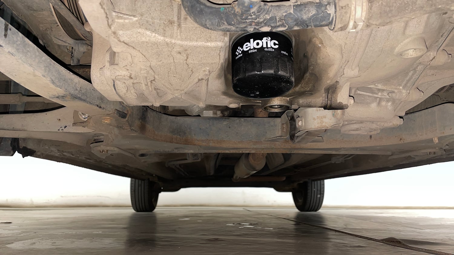 Used 2021 Renault Triber RXZ Petrol Manual extra FRONT LEFT UNDERBODY VIEW