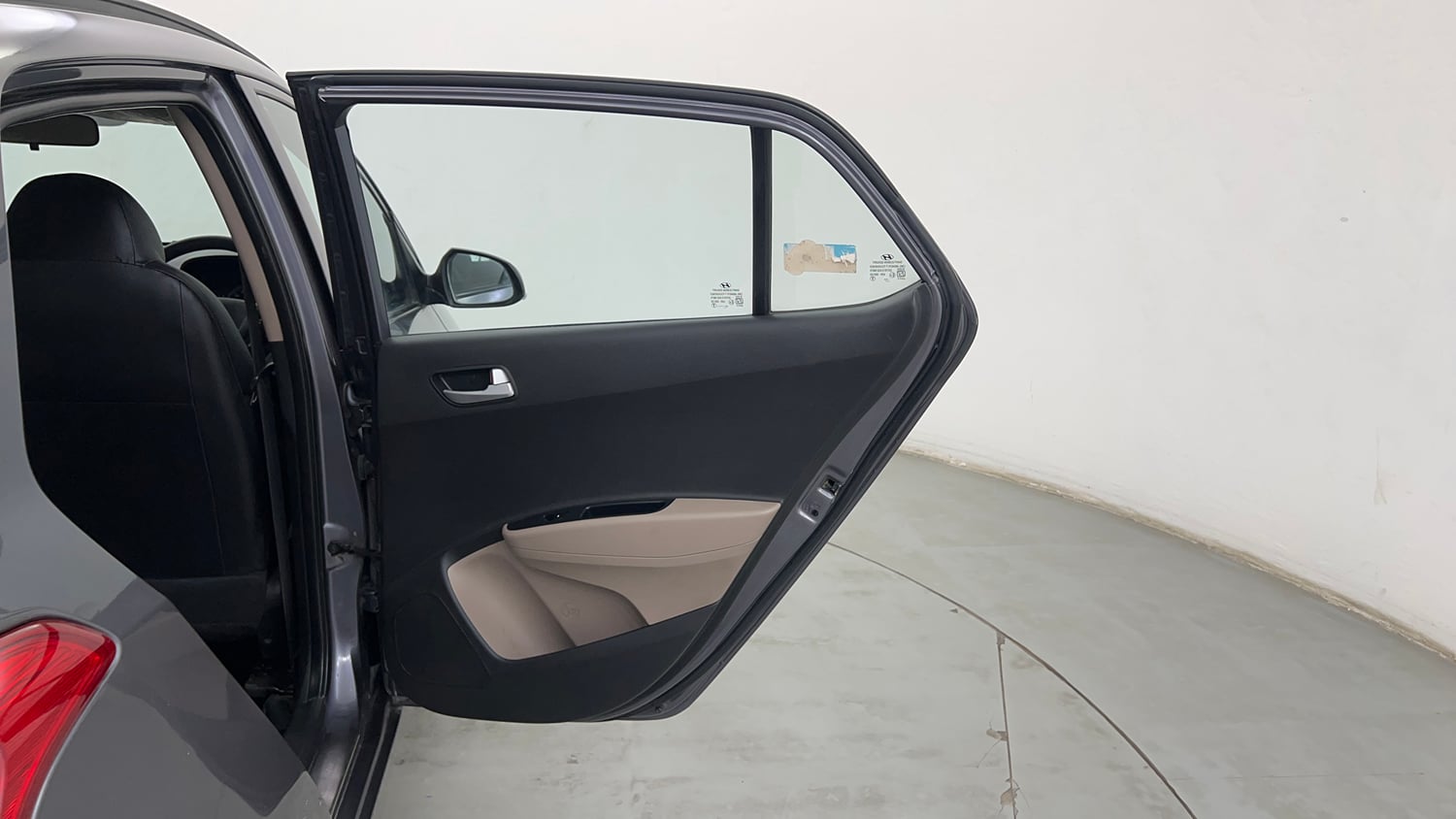 Used 2016 Hyundai Grand i10 Sportz 1.2 Kappa VTVT Petrol Manual interior RIGHT REAR DOOR OPEN VIEW